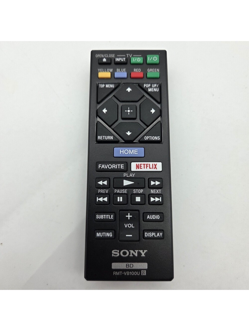 Genuine Sony RMT-VB100U Remote Control For BDP-S1500 BDP-BX150 BDP-BX650 Tested